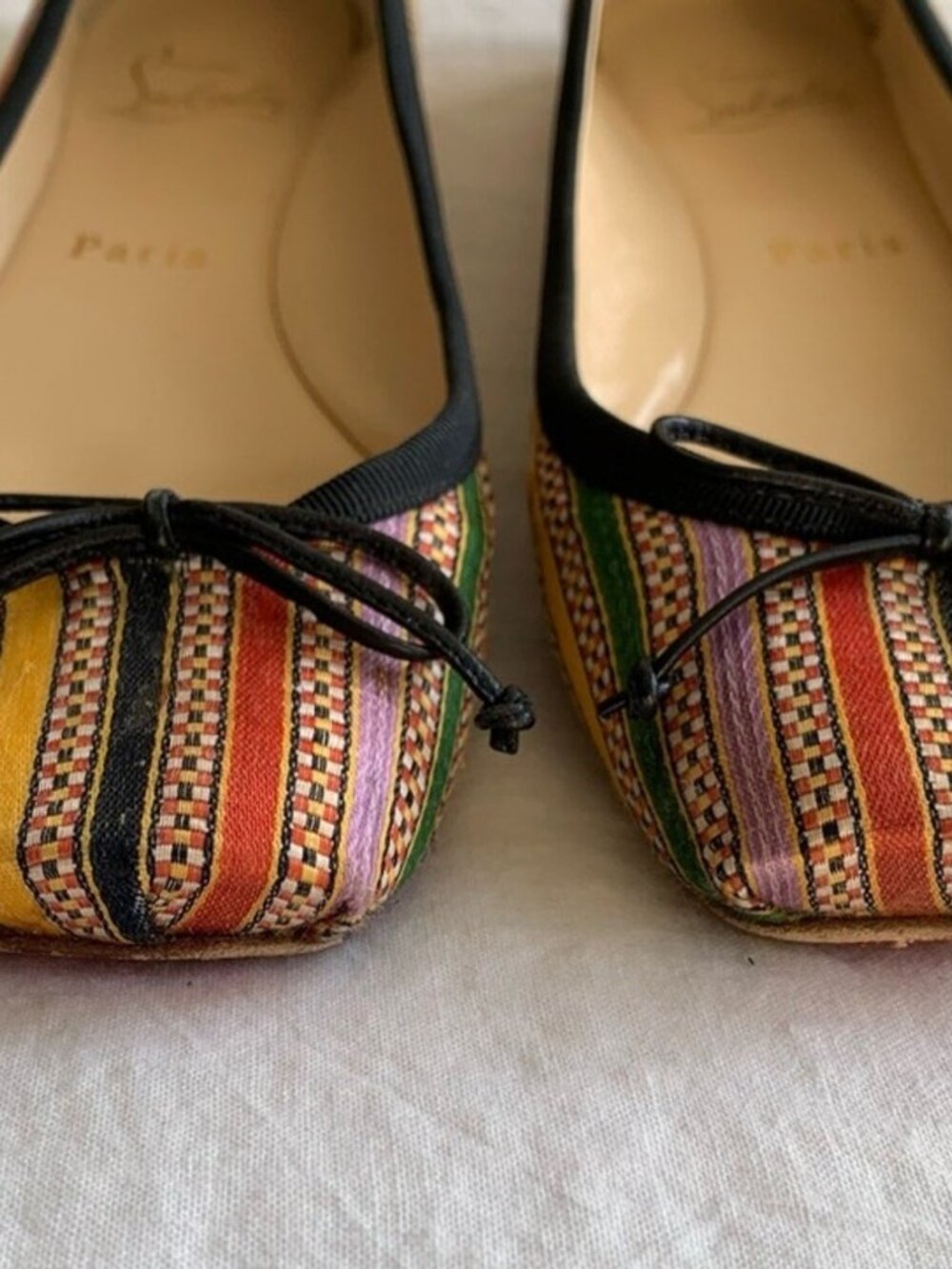 RARE Christian Louboutin limited edition Rosella ballet flats 38.5 or 38 - Picture 3 of 9